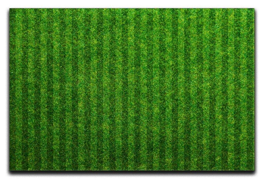 Green grass soccer field Canvas Print or Poster  - Canvas Art Rocks - 1