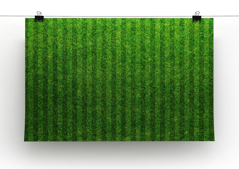 Green grass soccer field Canvas Print or Poster - Canvas Art Rocks - 2