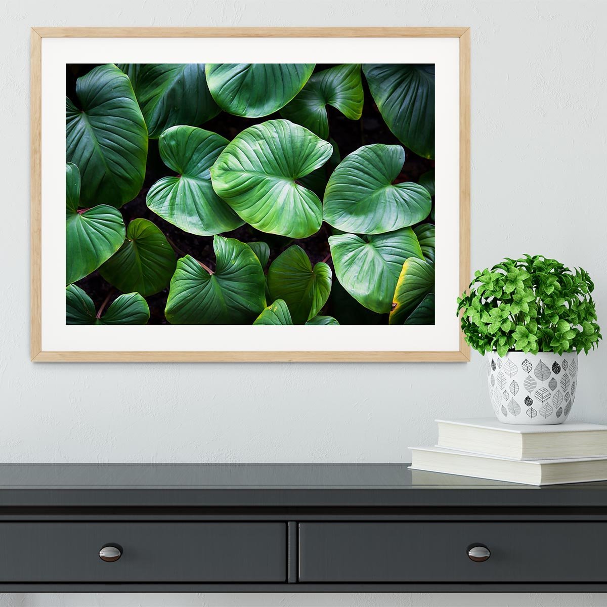 Green plant Framed Print - Canvas Art Rocks - 3