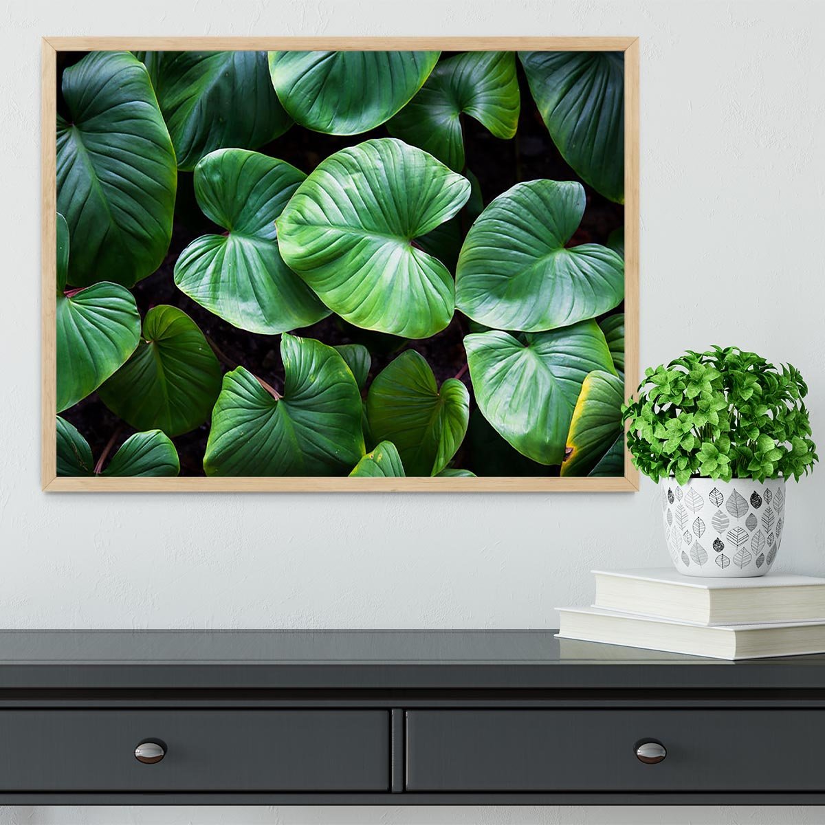 Green plant Framed Print - Canvas Art Rocks - 4