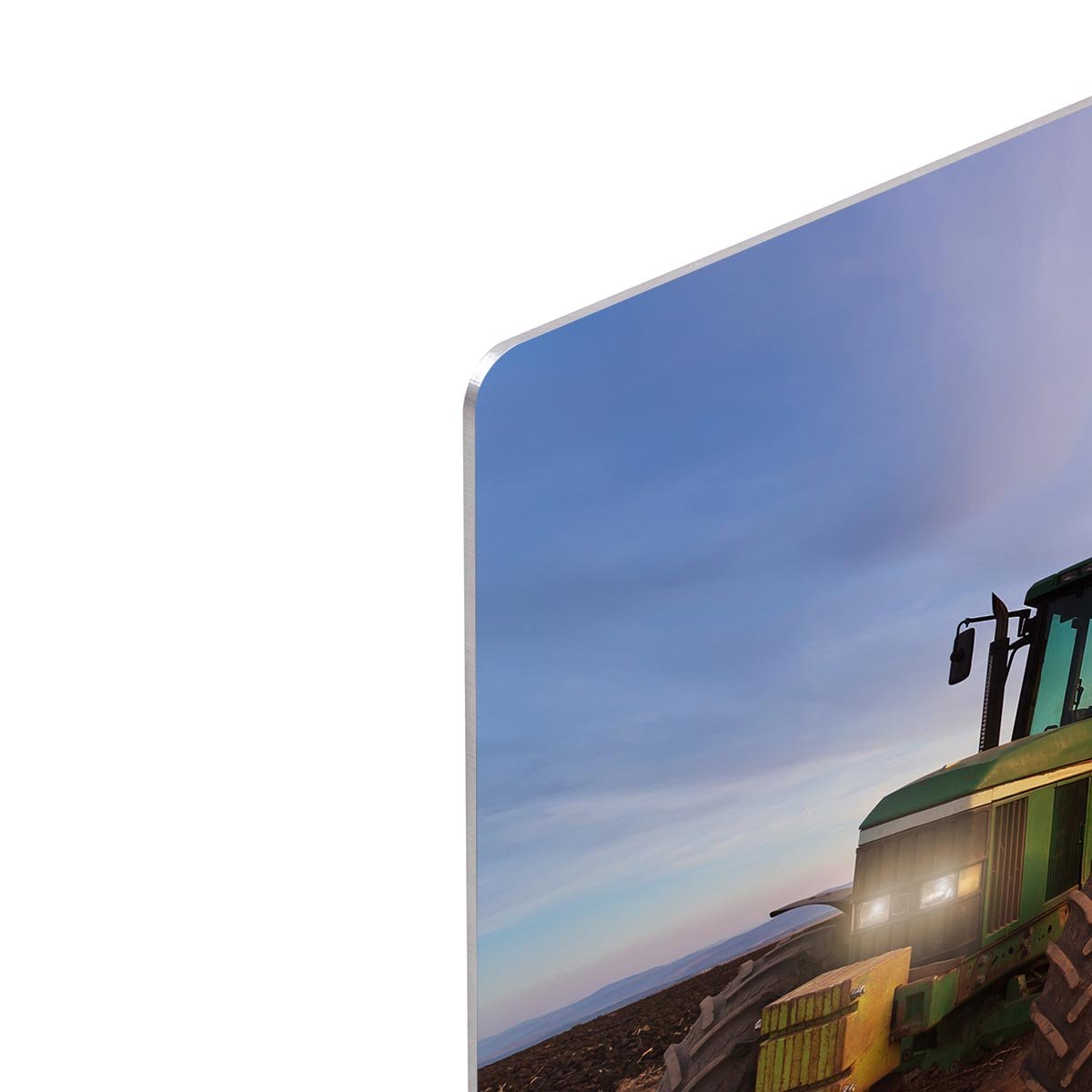 Green tractor HD Metal Print