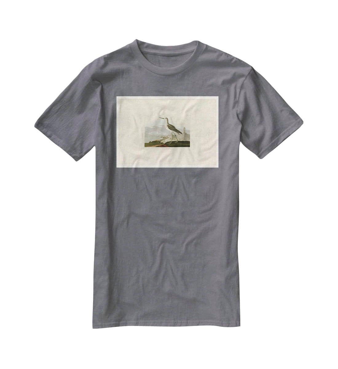 Greenshank by Audubon T-Shirt - Canvas Art Rocks - 3