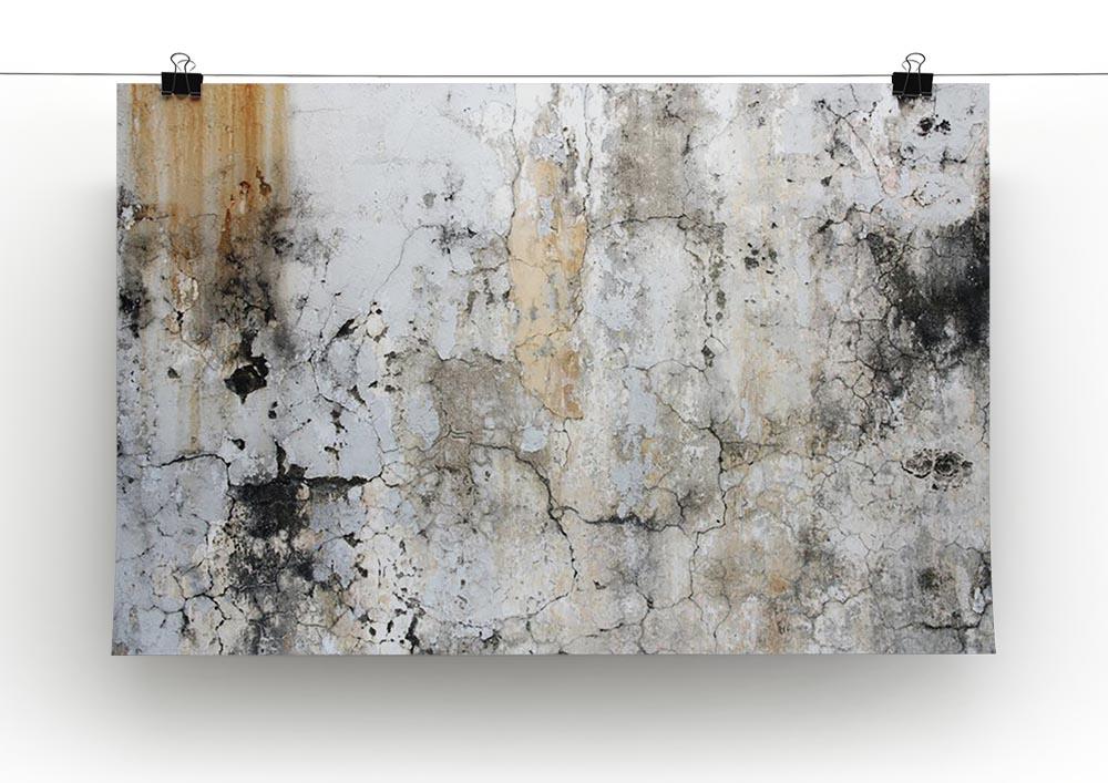 Grunge cracked wall Canvas Print or Poster - Canvas Art Rocks - 2
