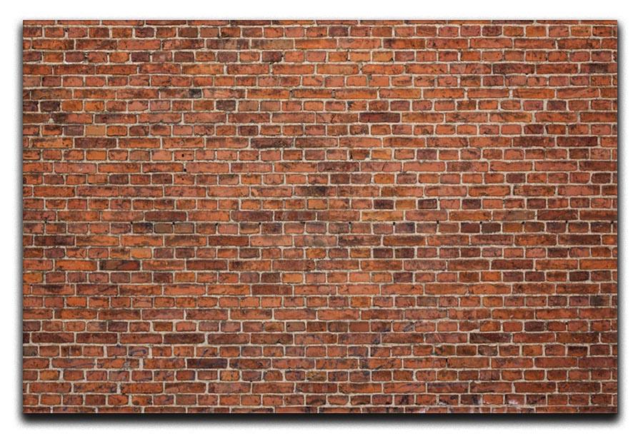 Grunge red brick wall Canvas Print or Poster - Canvas Art Rocks - 1