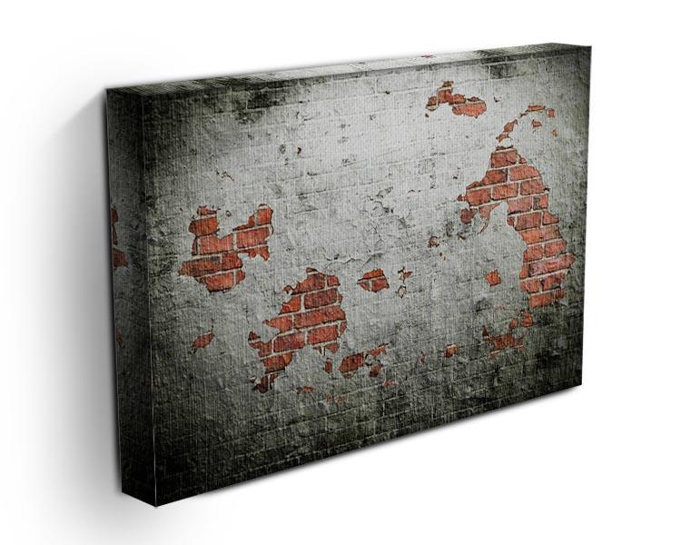 Grunge wall background Canvas Print or Poster - Canvas Art Rocks - 3