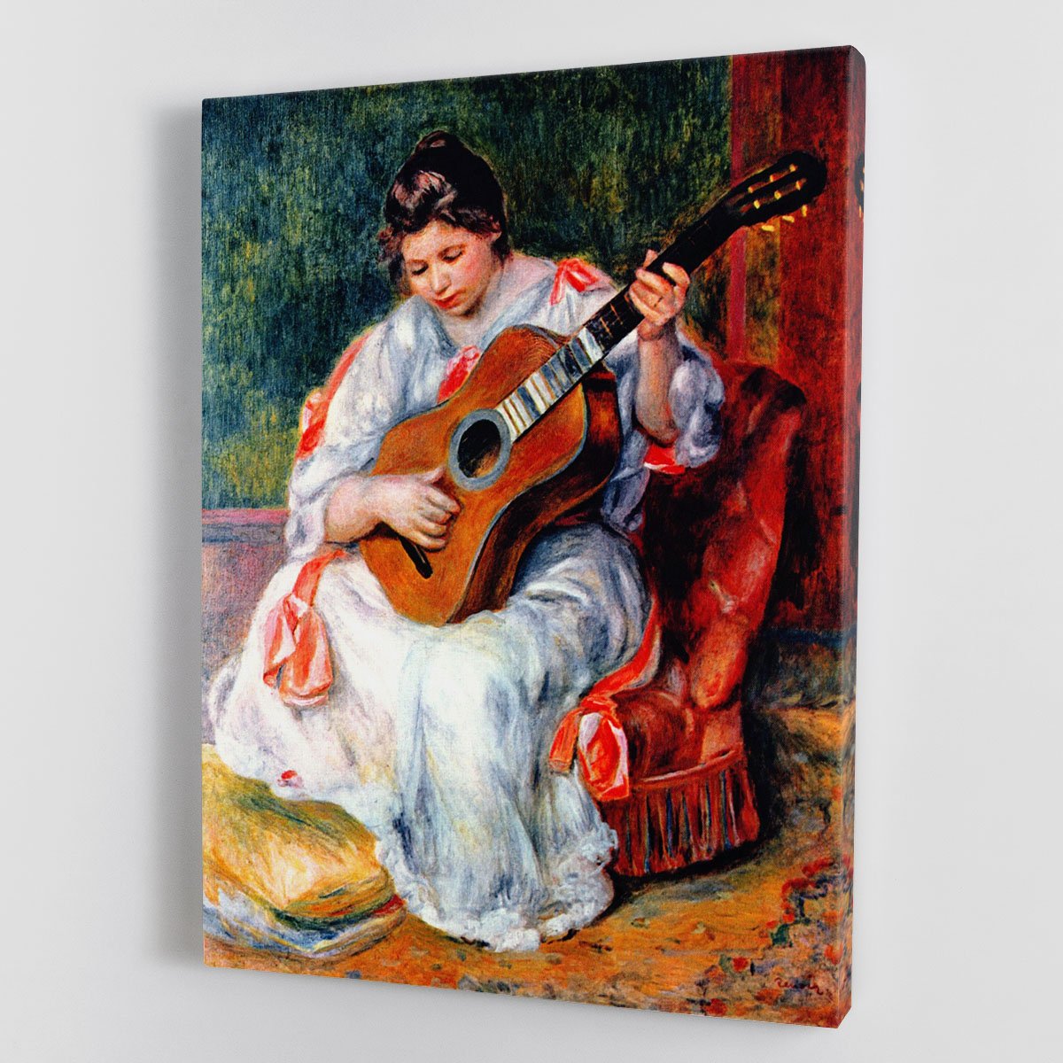 Guitarist by Renoir Canvas Print or Poster