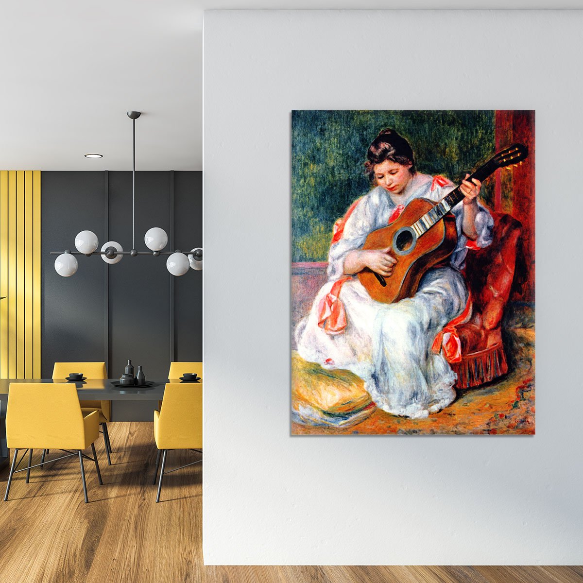 Guitarist by Renoir Canvas Print or Poster