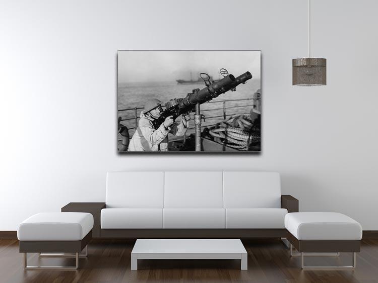 Gunner on a merchant ship Canvas Print or Poster - Canvas Art Rocks - 4