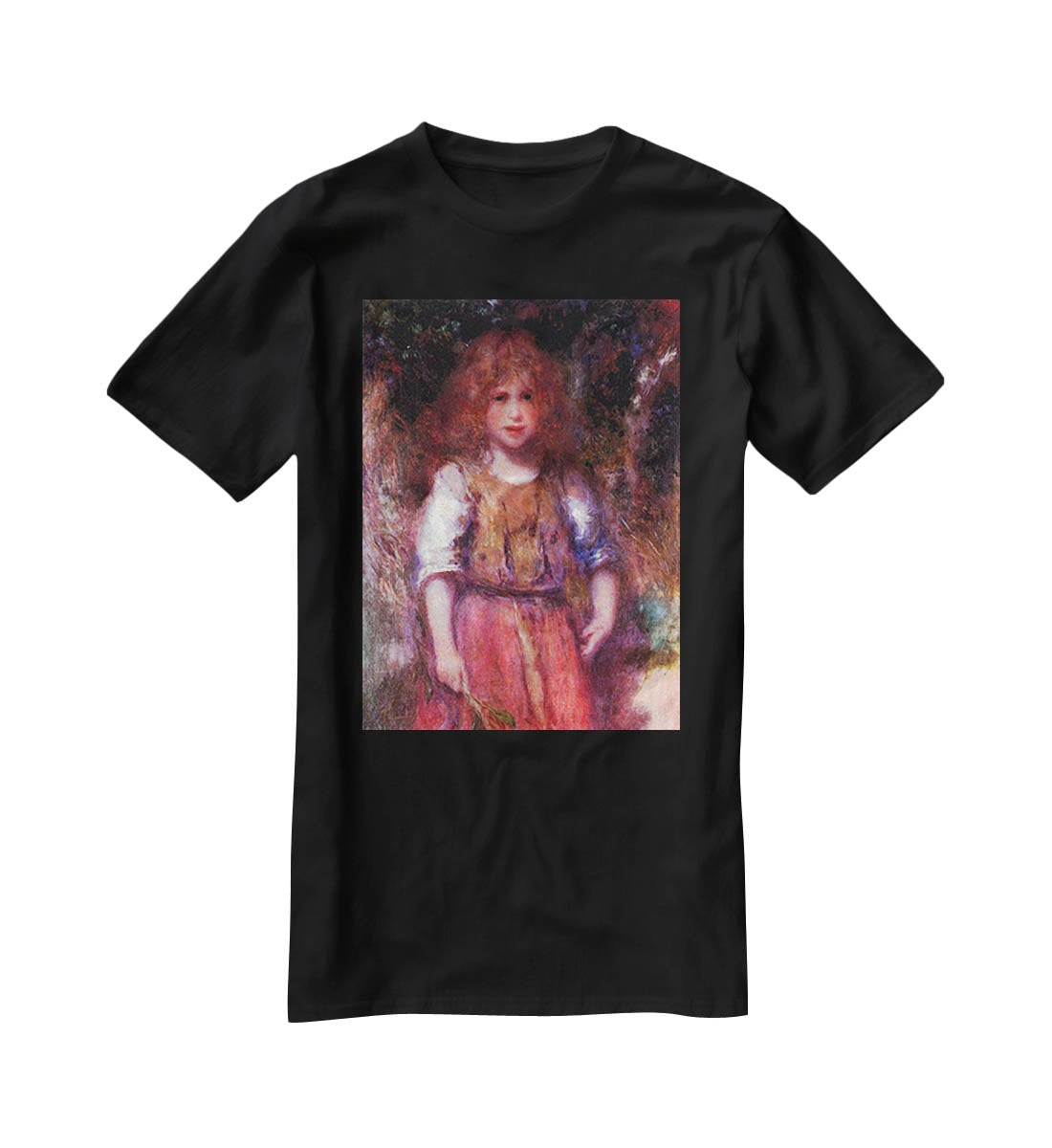Gypsy girl by Renoir T-Shirt - Canvas Art Rocks - 1