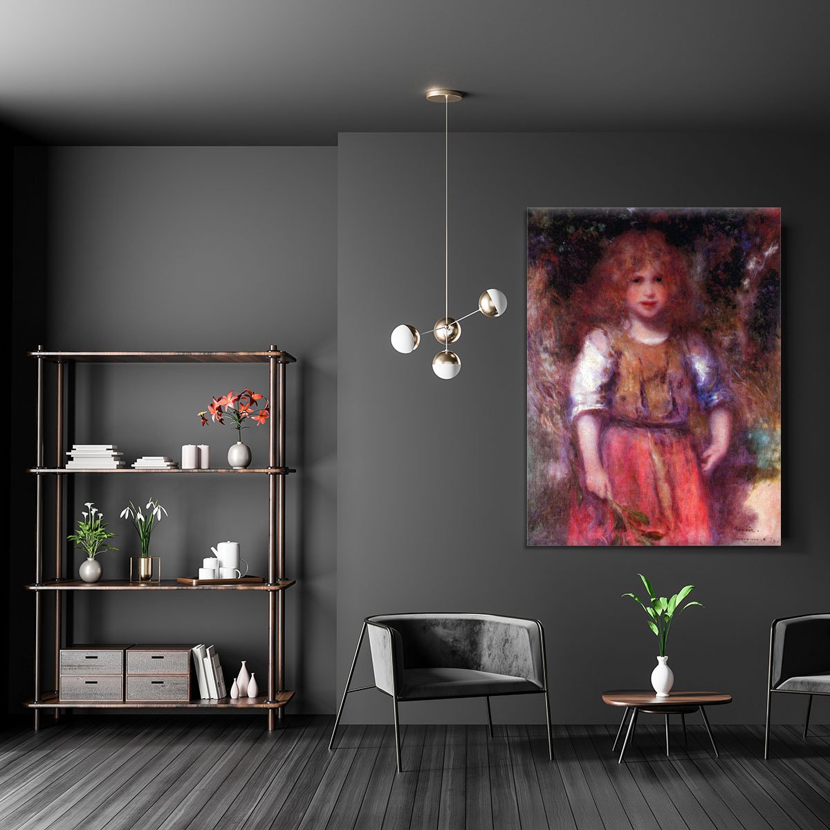 Gypsy girl by Renoir Canvas Print or Poster