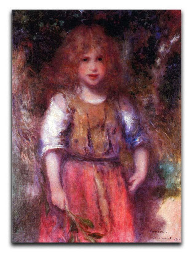 Gypsy girl by Renoir Canvas Print or Poster  - Canvas Art Rocks - 1