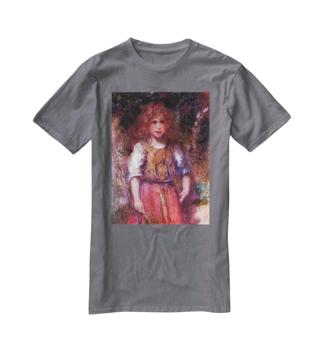 Gypsy girl by Renoir T-Shirt - Canvas Art Rocks - 3