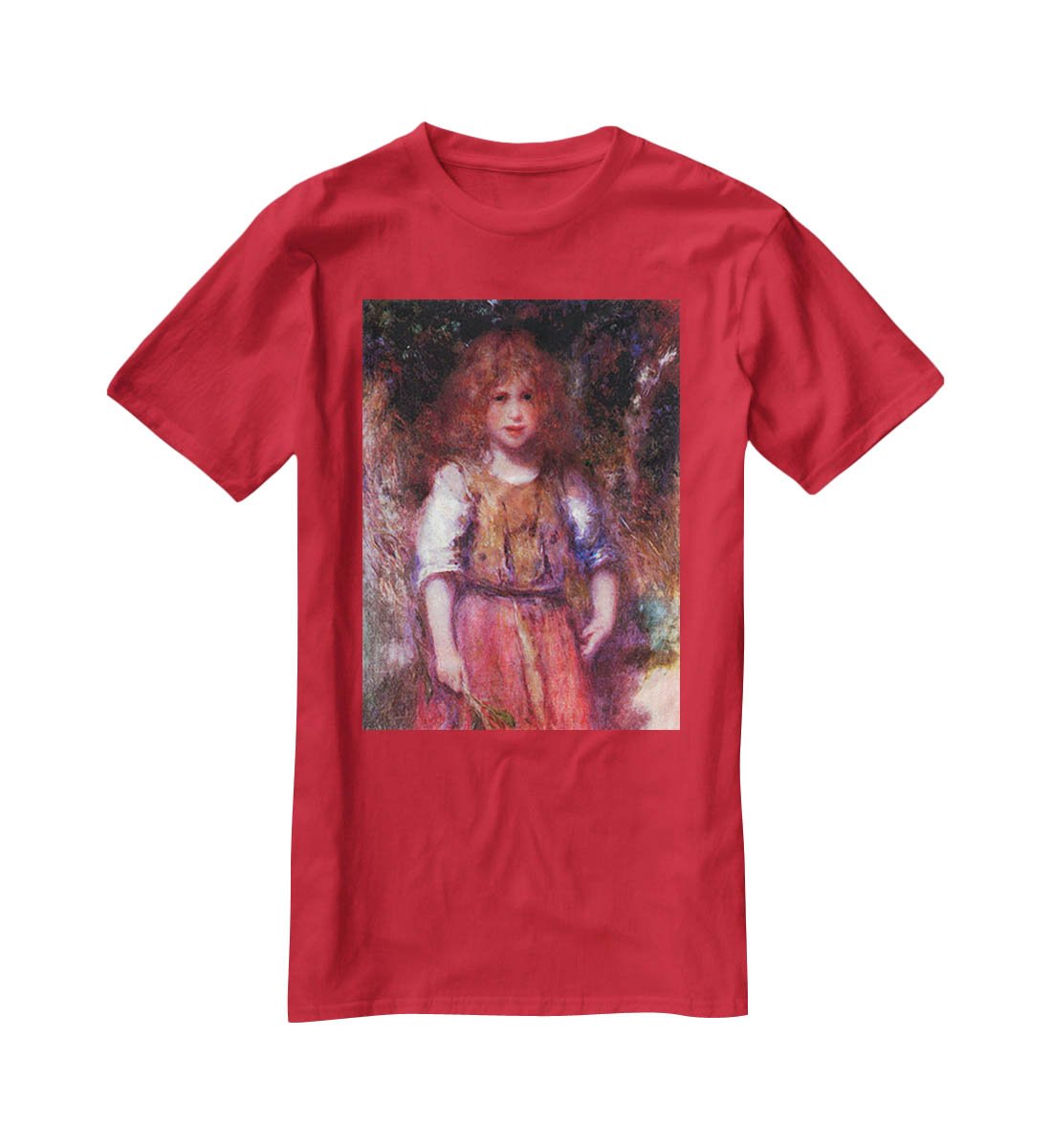 Gypsy girl by Renoir T-Shirt - Canvas Art Rocks - 4