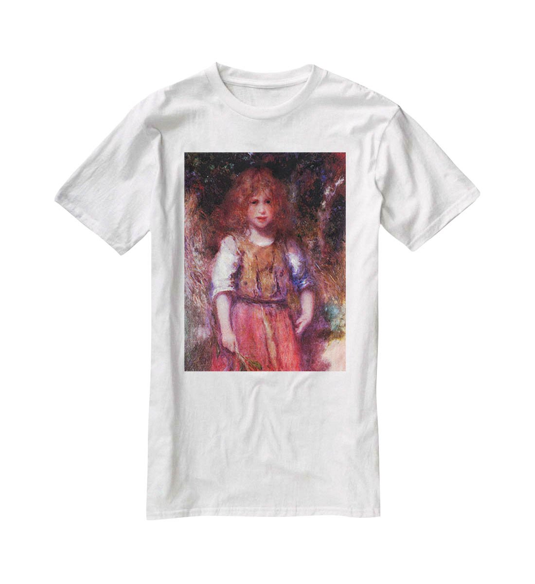 Gypsy girl by Renoir T-Shirt - Canvas Art Rocks - 5