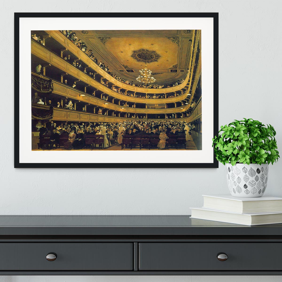 Hall by Klimt Framed Print - Canvas Art Rocks - 1