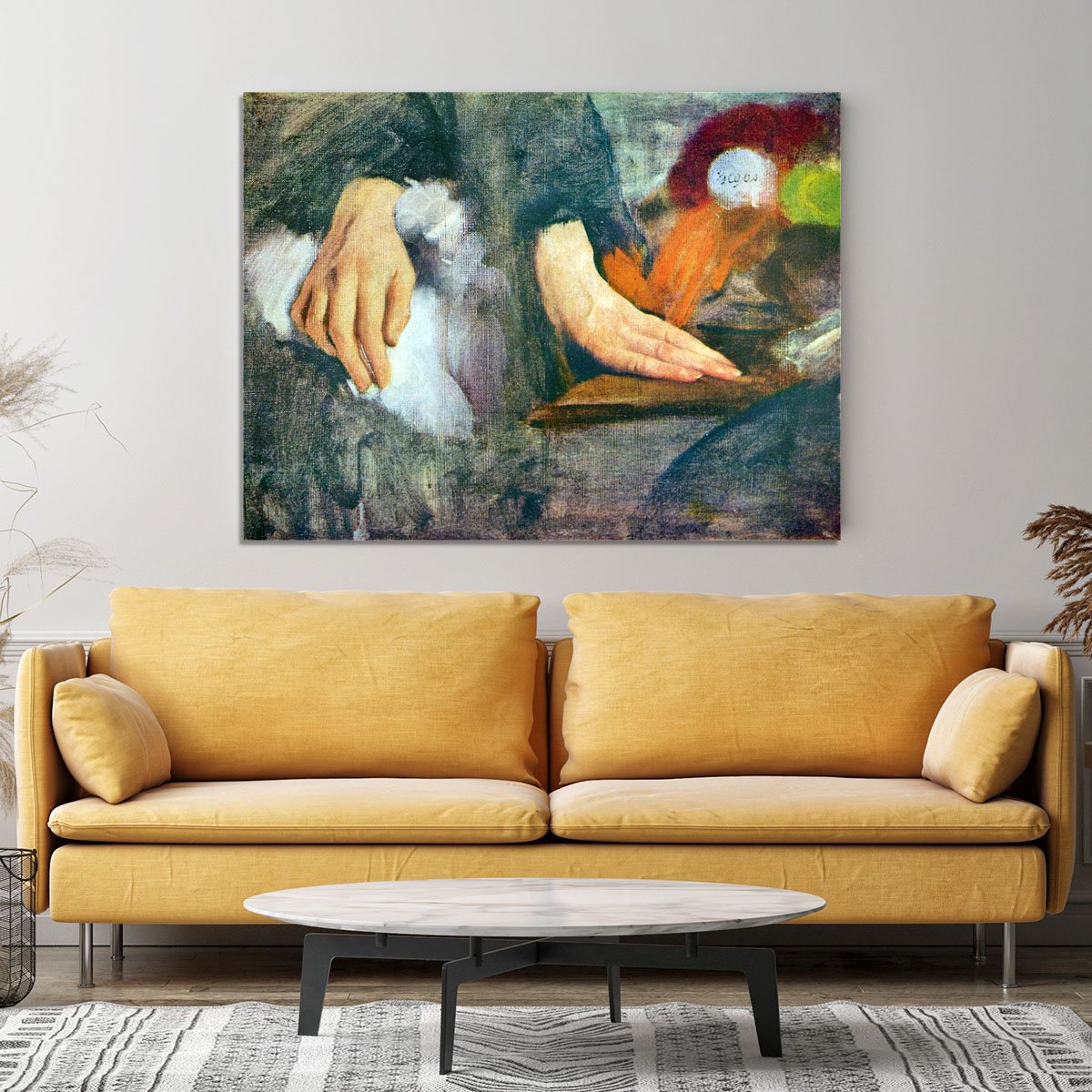 Hand Study by Degas Canvas Print or Poster