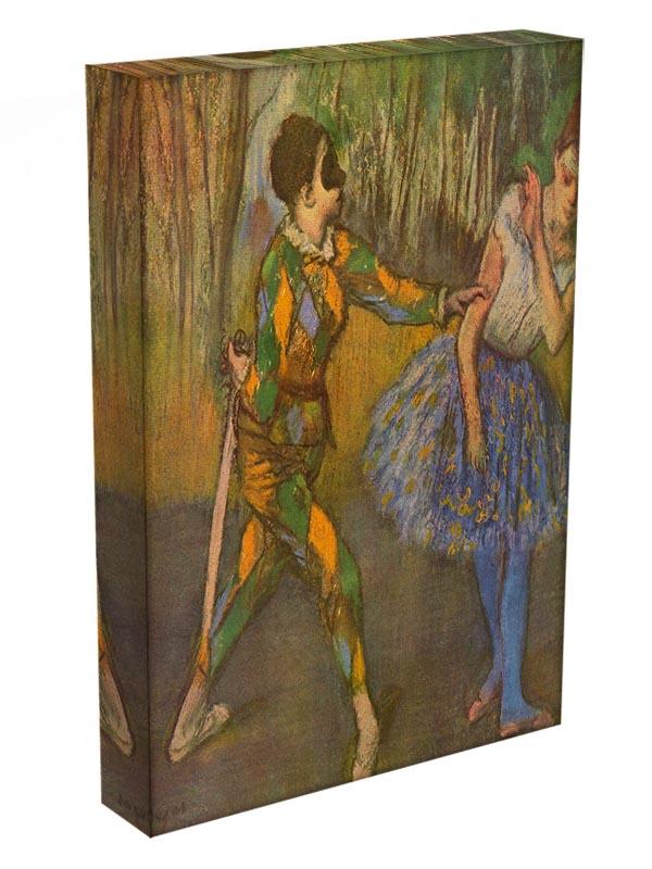 Harlequin and Columbine by Degas Canvas Print or Poster - Canvas Art Rocks - 3