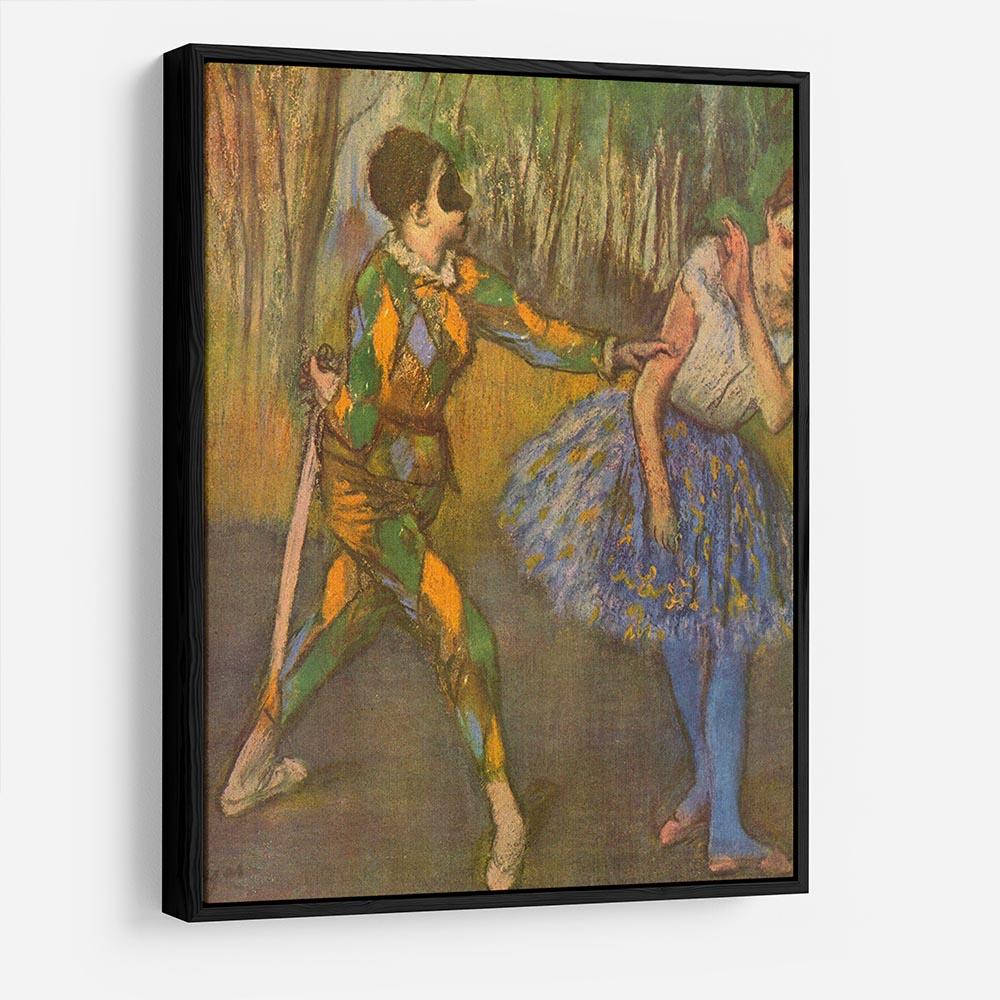 Harlequin and Columbine by Degas HD Metal Print - Canvas Art Rocks - 6