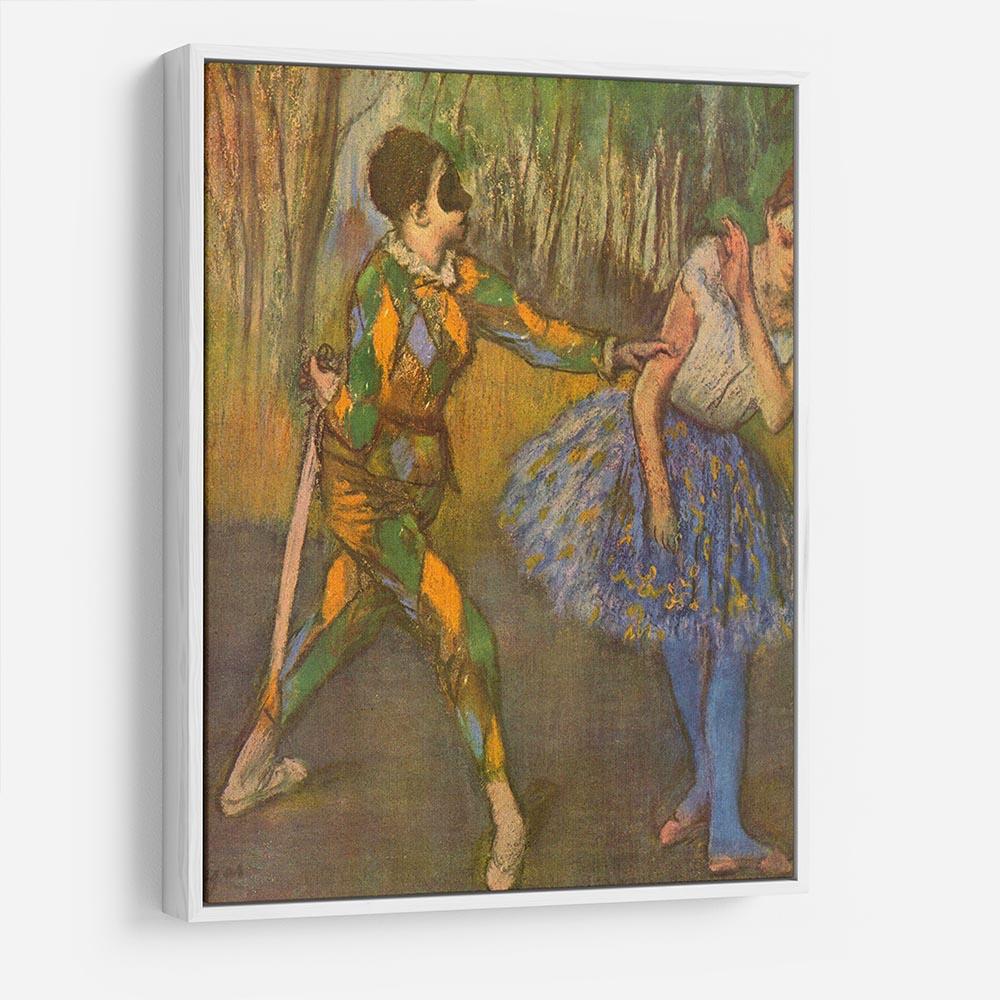 Harlequin and Columbine by Degas HD Metal Print - Canvas Art Rocks - 7