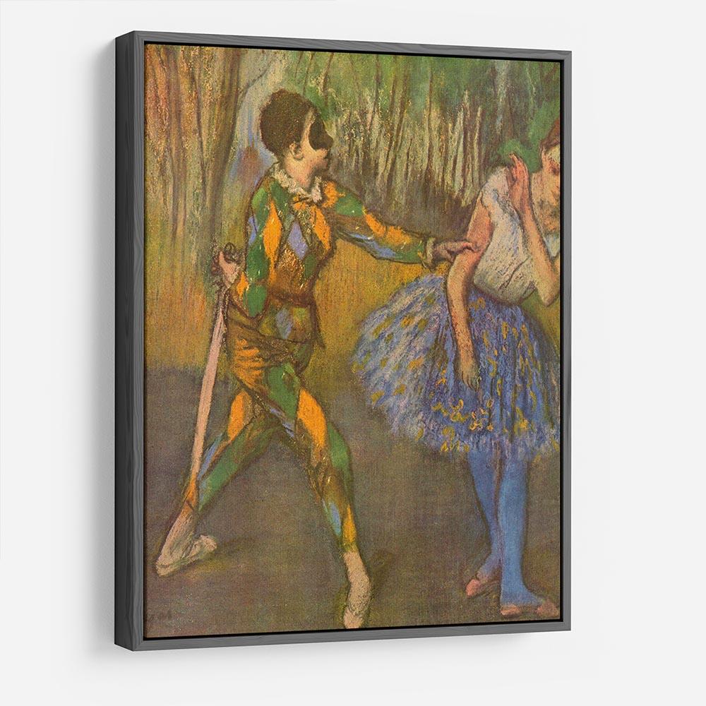 Harlequin and Columbine by Degas HD Metal Print - Canvas Art Rocks - 9