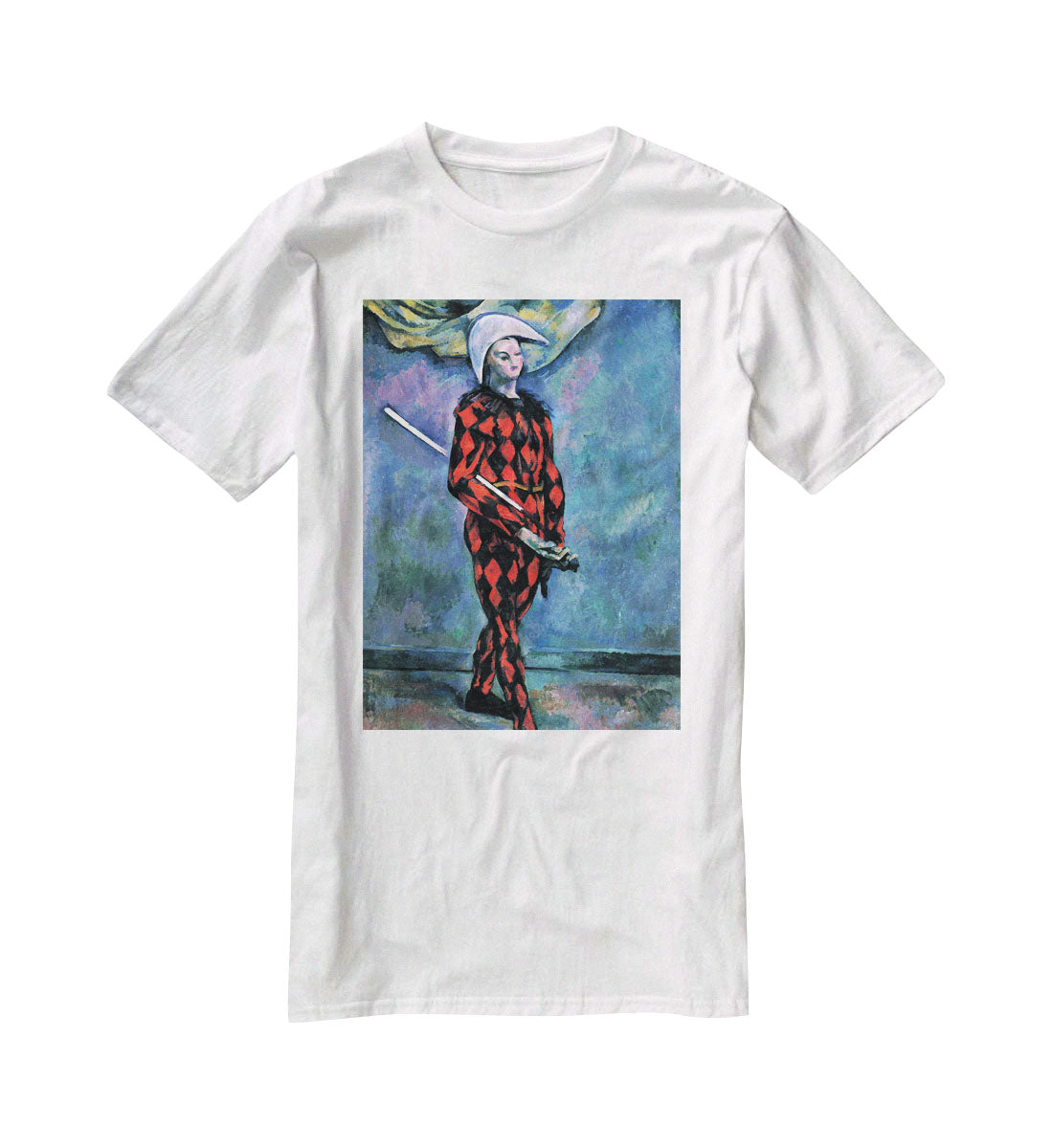 Harlequin by Cezanne T-Shirt - Canvas Art Rocks - 5