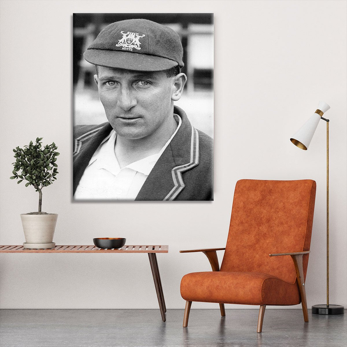 Harold Larwood, cricketer Canvas Print or Poster