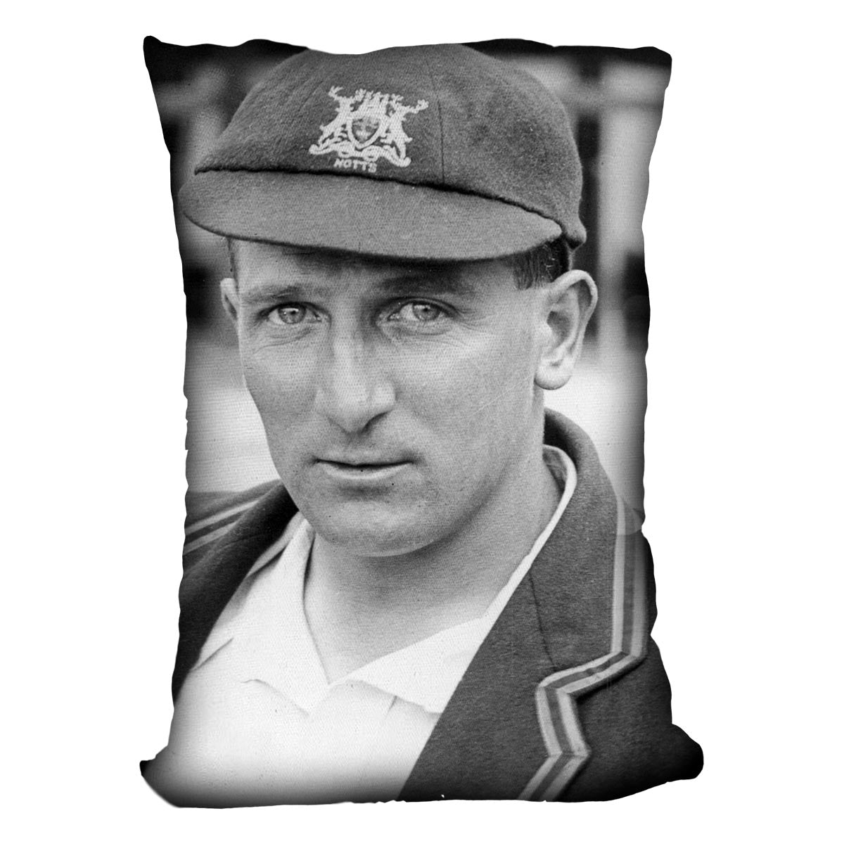 Harold Larwood, cricketer Cushion - Canvas Art Rocks - 4