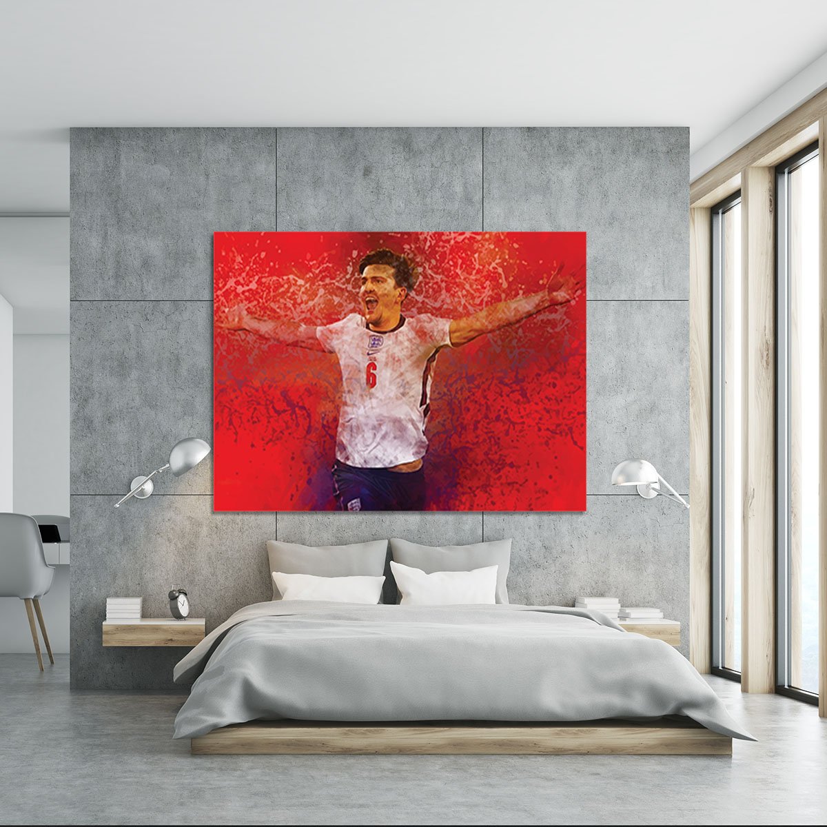 Harry Maguire England Canvas Print or Poster