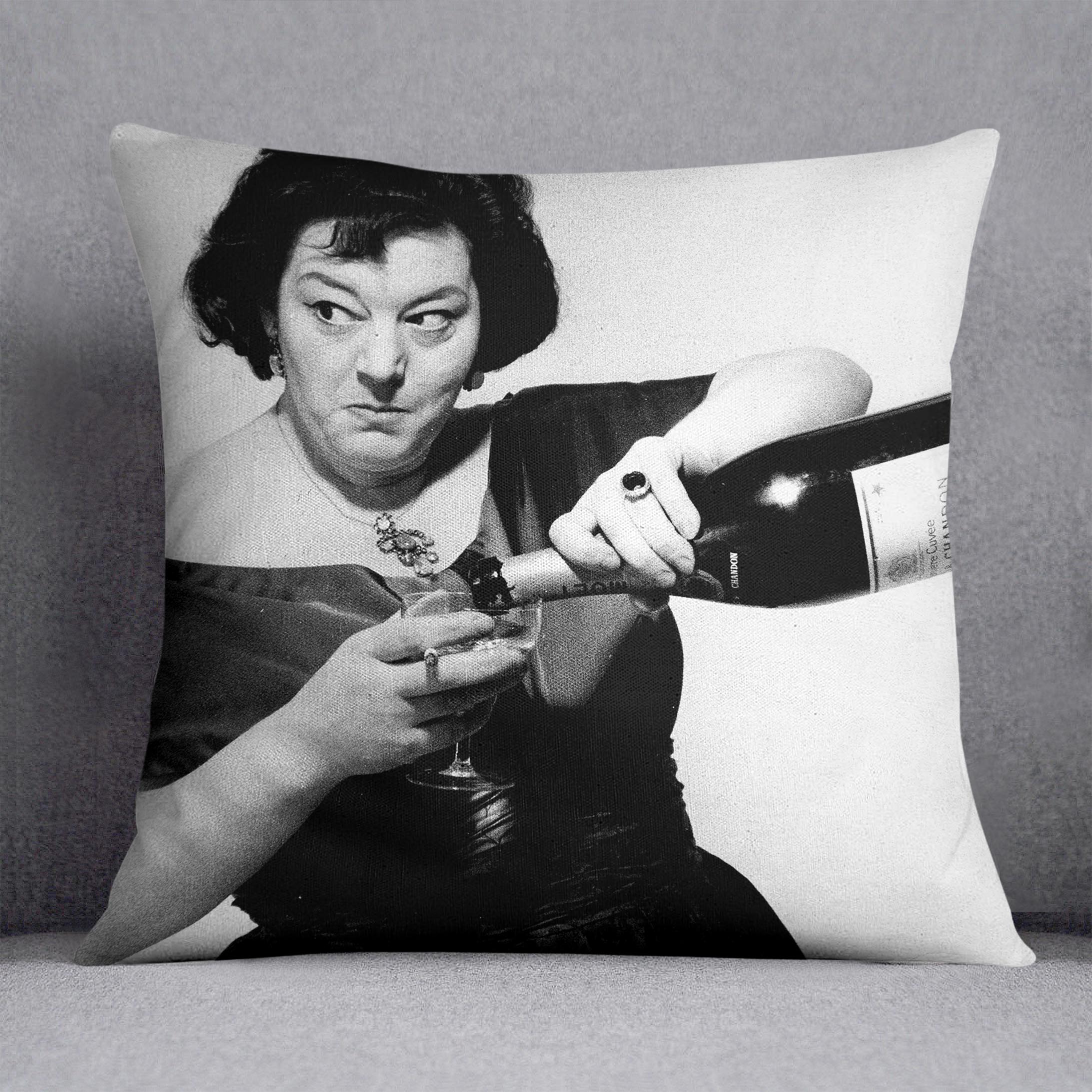 Hattie Jacques Cushion - Canvas Art Rocks - 1