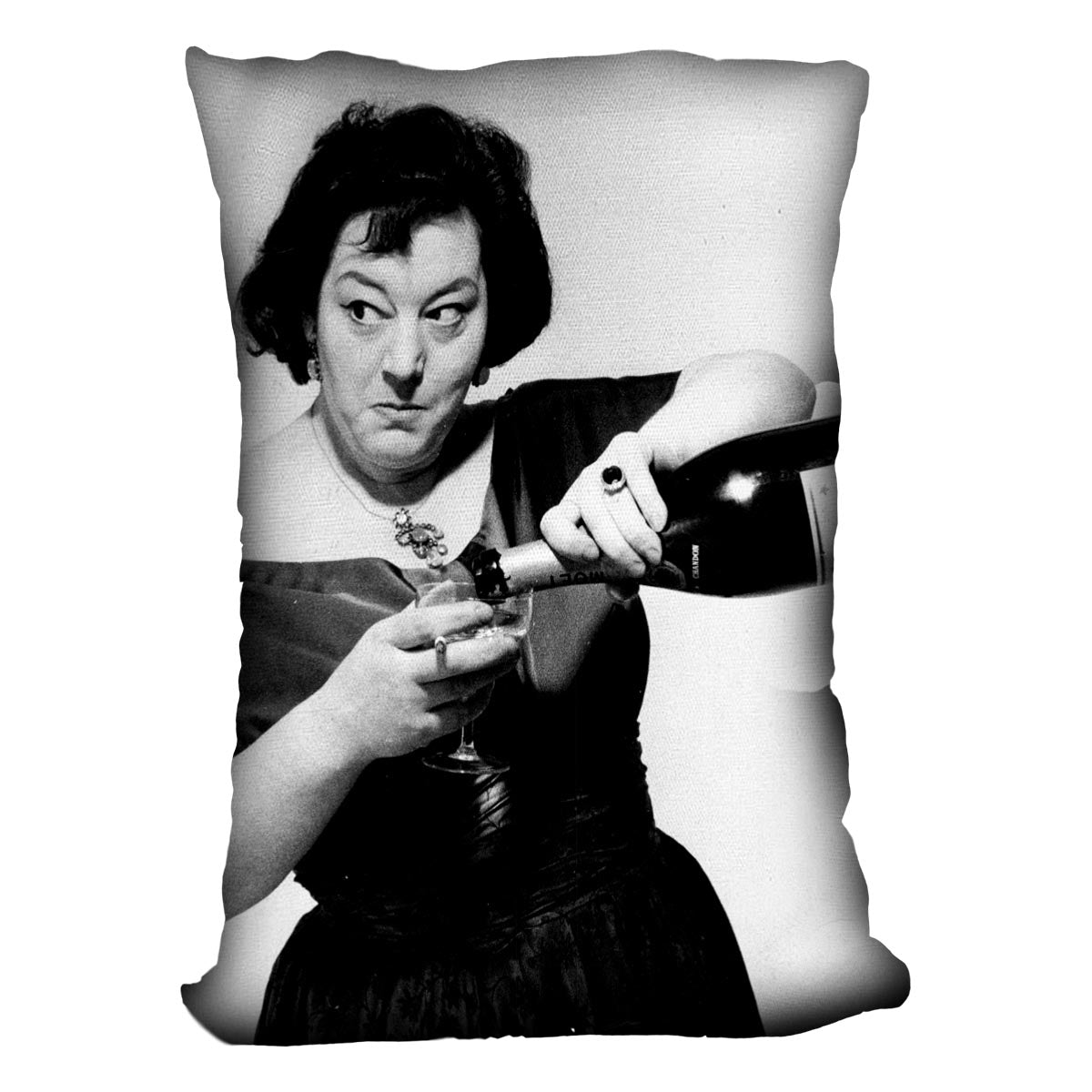 Hattie Jacques Cushion - Canvas Art Rocks - 4