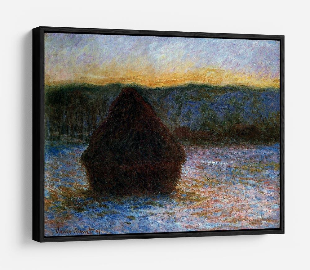 Haylofts thaw sunset by Monet HD Metal Print