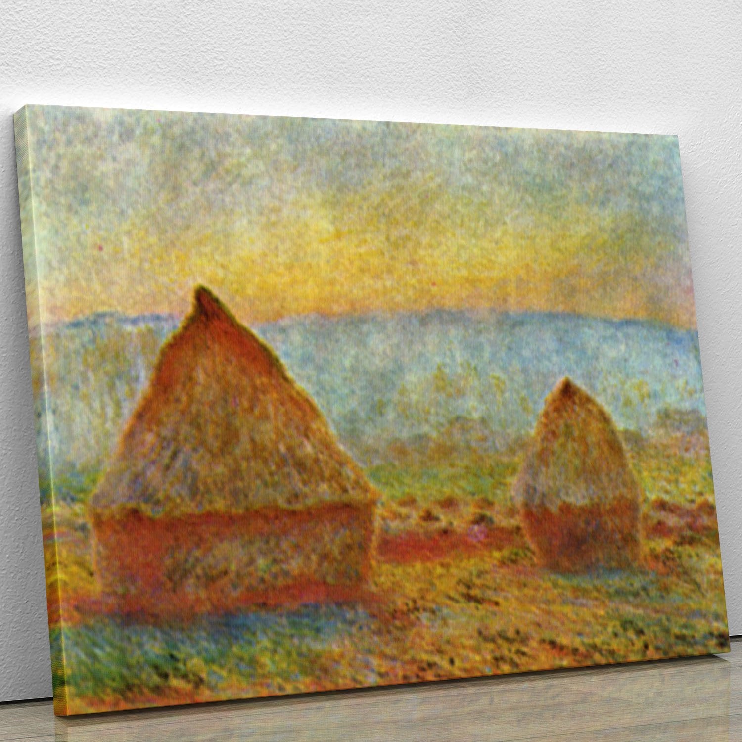 Haystack 1 by Monet Canvas Print or Poster