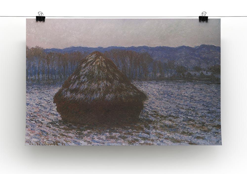 Haystacks 2 by Monet Canvas Print & Poster - Canvas Art Rocks - 2