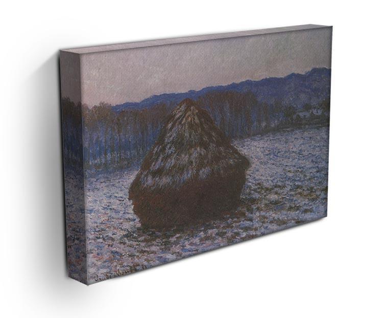 Haystacks 2 by Monet Canvas Print & Poster - Canvas Art Rocks - 3
