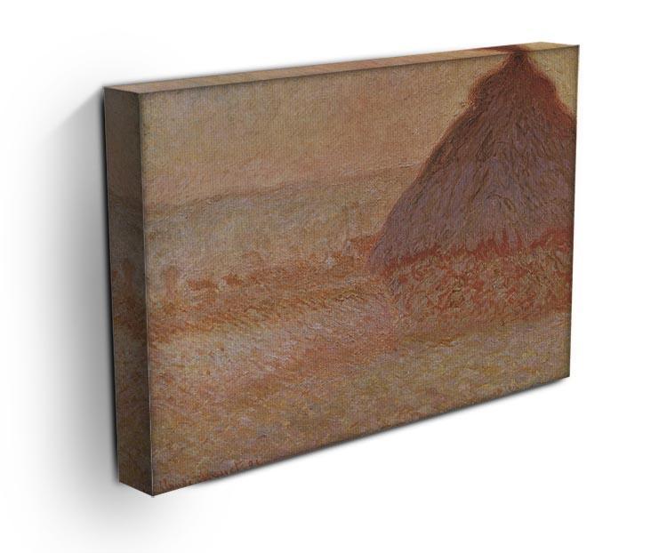 Haystacks at sunset by Monet Canvas Print & Poster - Canvas Art Rocks - 3