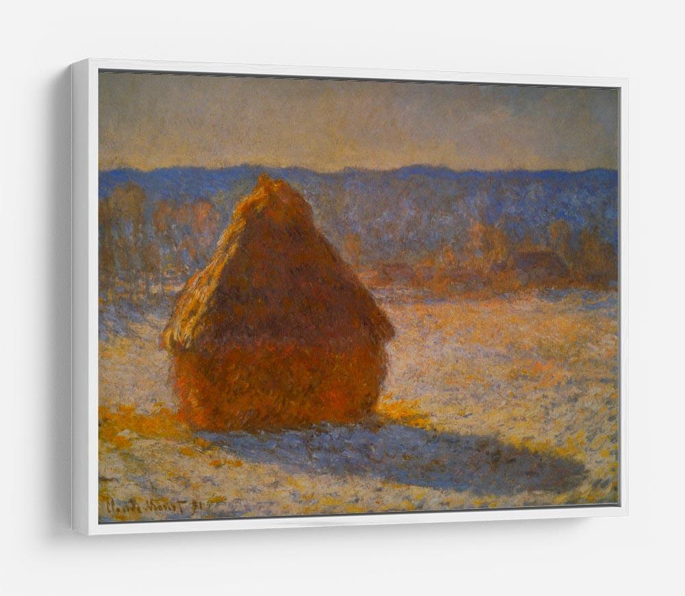 Haystacks in Snow by Monet HD Metal Print