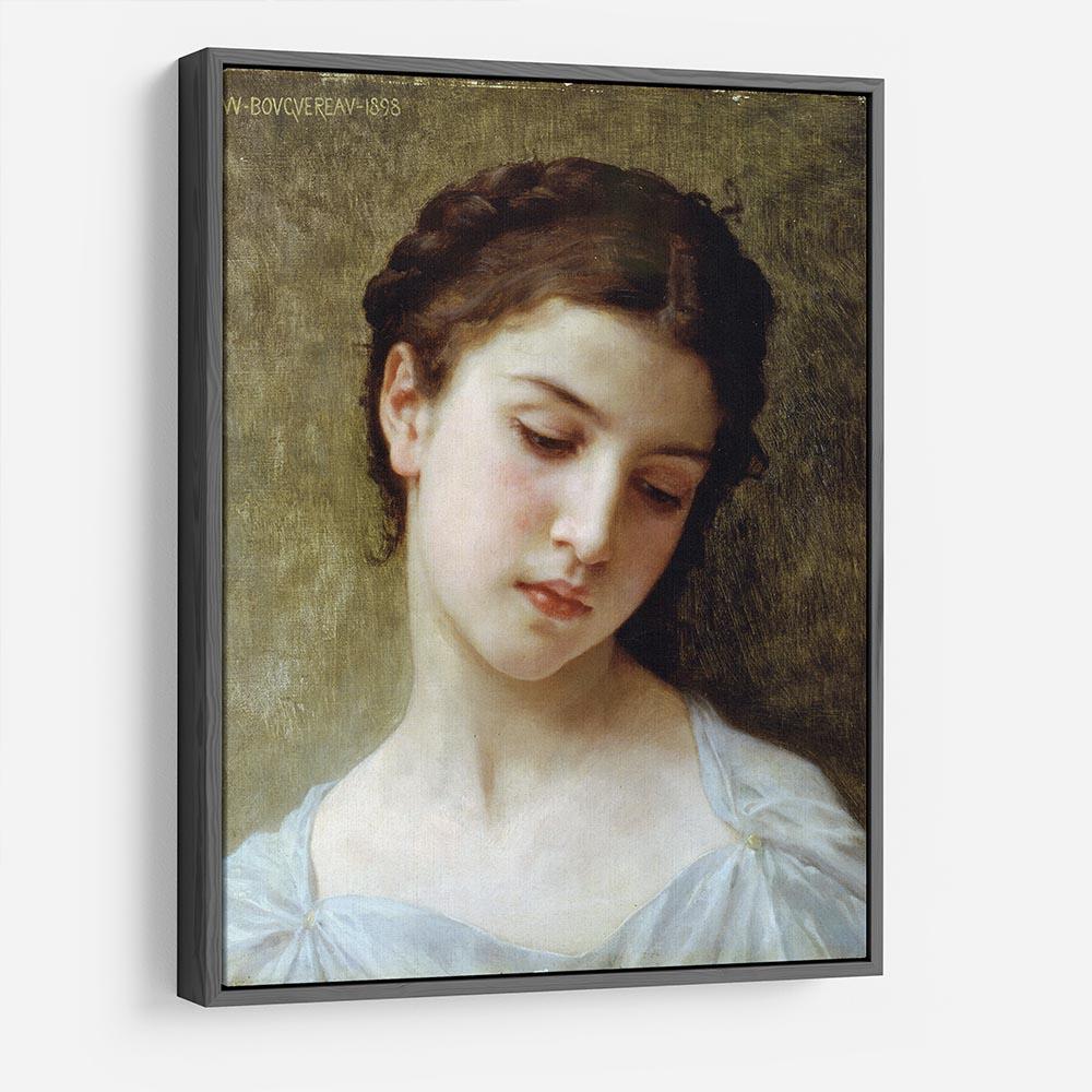 Head Of A Young Girl 1898 By Bouguereau HD Metal Print