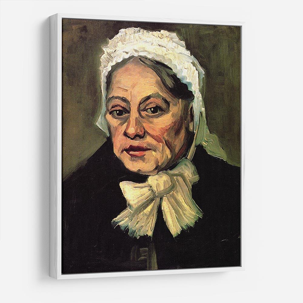Head of an Old Woman with White Cap The Midwife by Van Gogh HD Metal Print