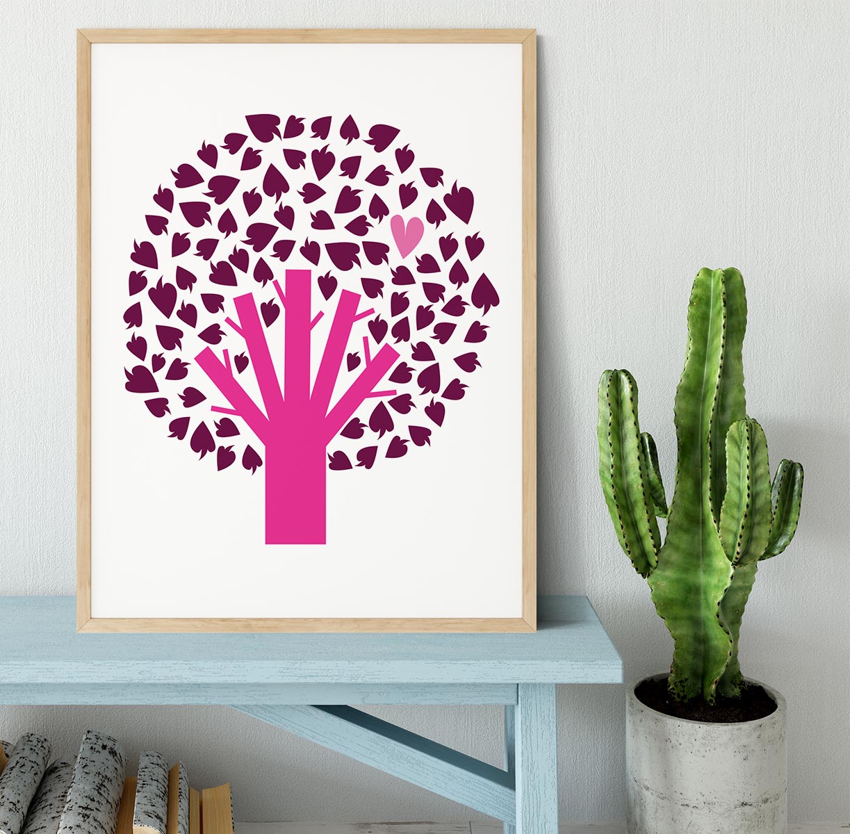 Heart Tree Framed Print - Canvas Art Rocks - 4