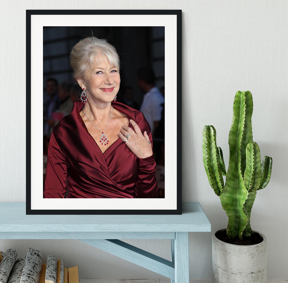 Helen Mirren Framed Print - Canvas Art Rocks - 1