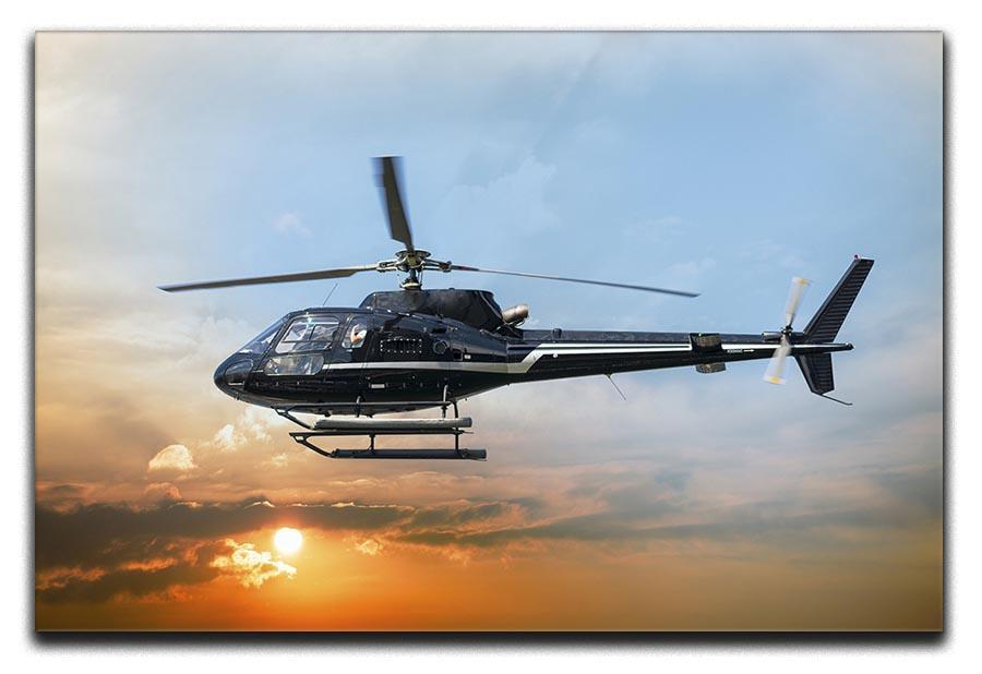 Helicopter for sightseeing Canvas Print or Poster  - Canvas Art Rocks - 1