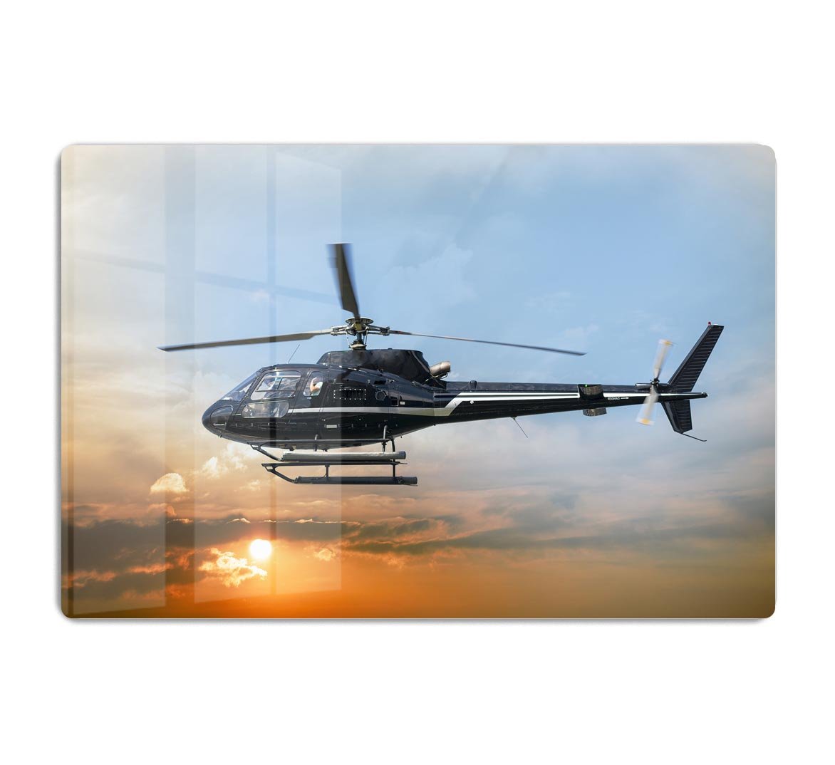 Helicopter for sightseeing HD Metal Print