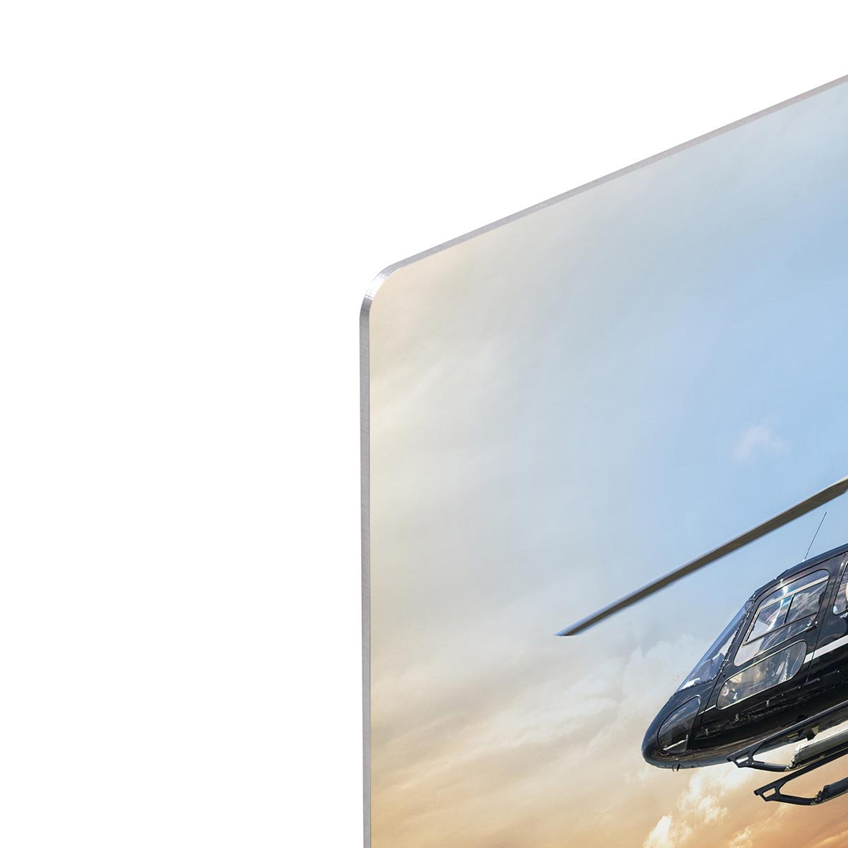 Helicopter for sightseeing HD Metal Print