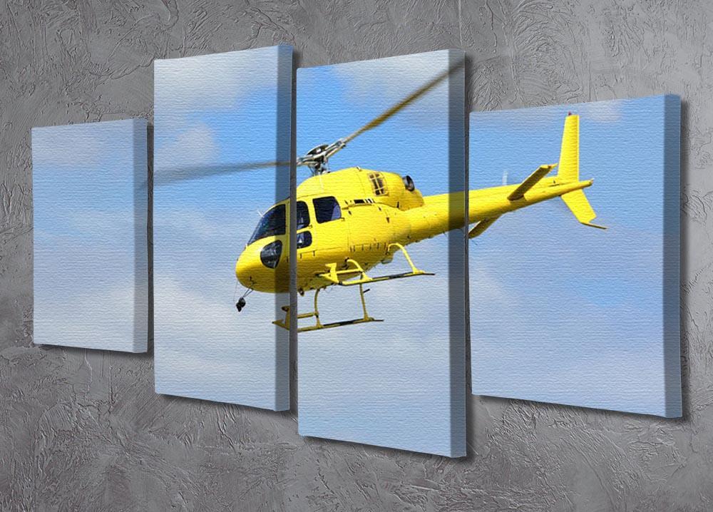 Helicopter rescue 4 Split Panel Canvas  - Canvas Art Rocks - 2