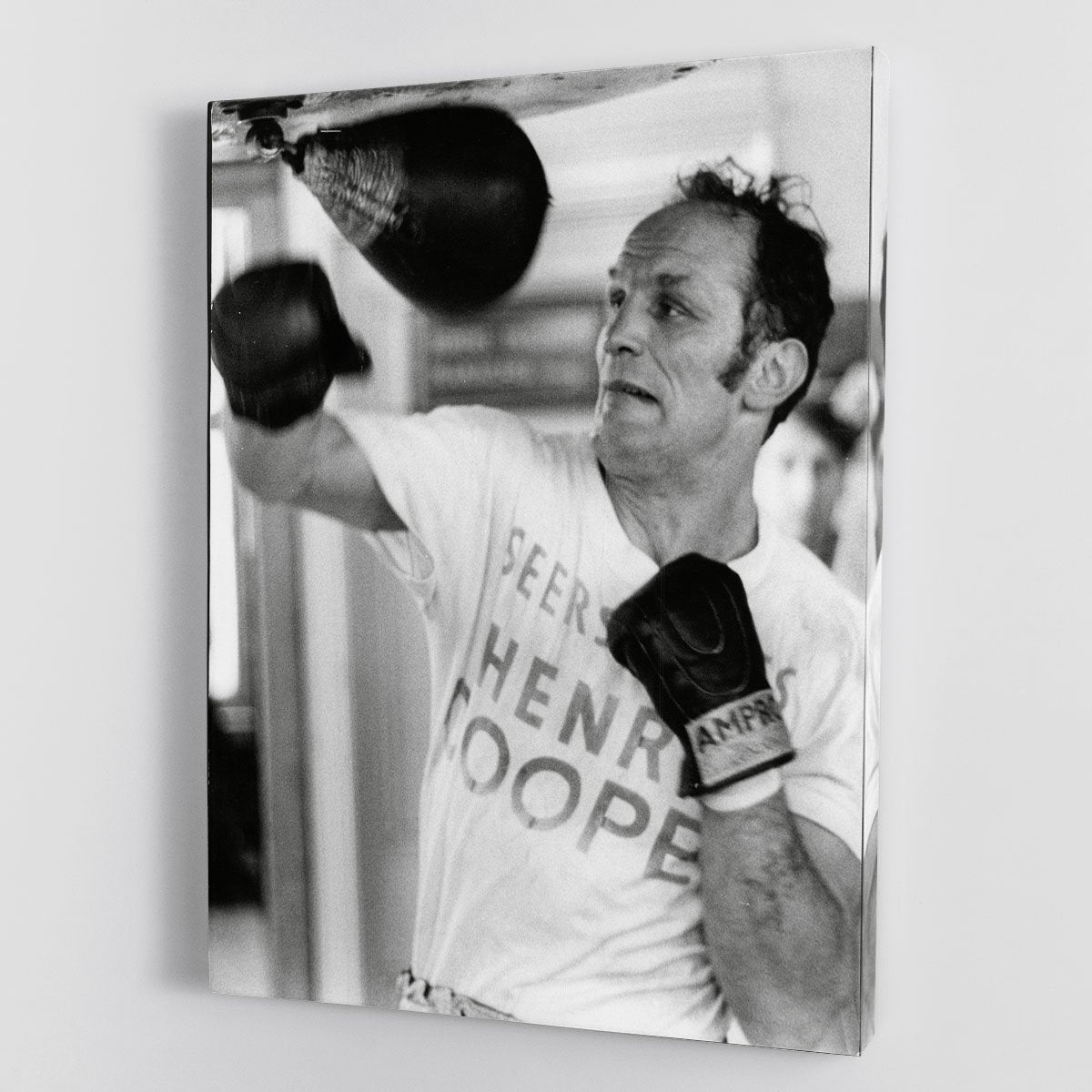 Henry Cooper in training Canvas Print or Poster