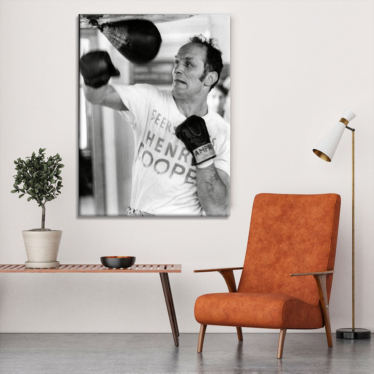 Henry Cooper in training Canvas Print or Poster