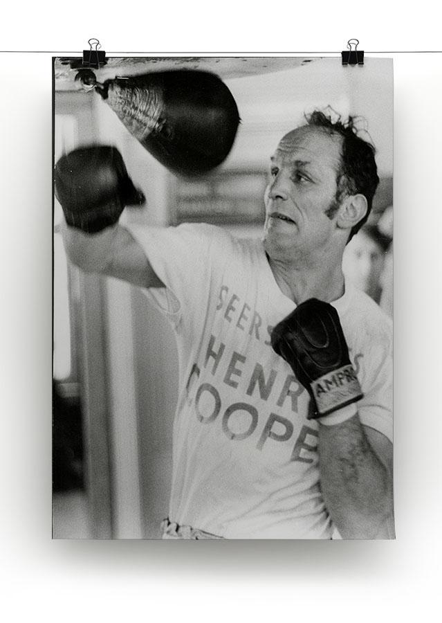 Henry Cooper in training Canvas Print or Poster - Canvas Art Rocks - 2