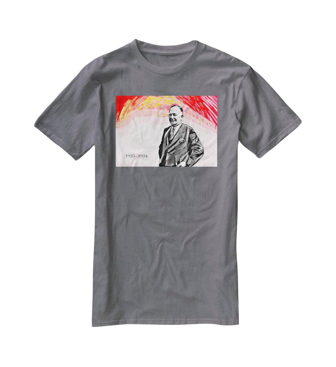 Herbert Chapman T-Shirt - Canvas Art Rocks - 3