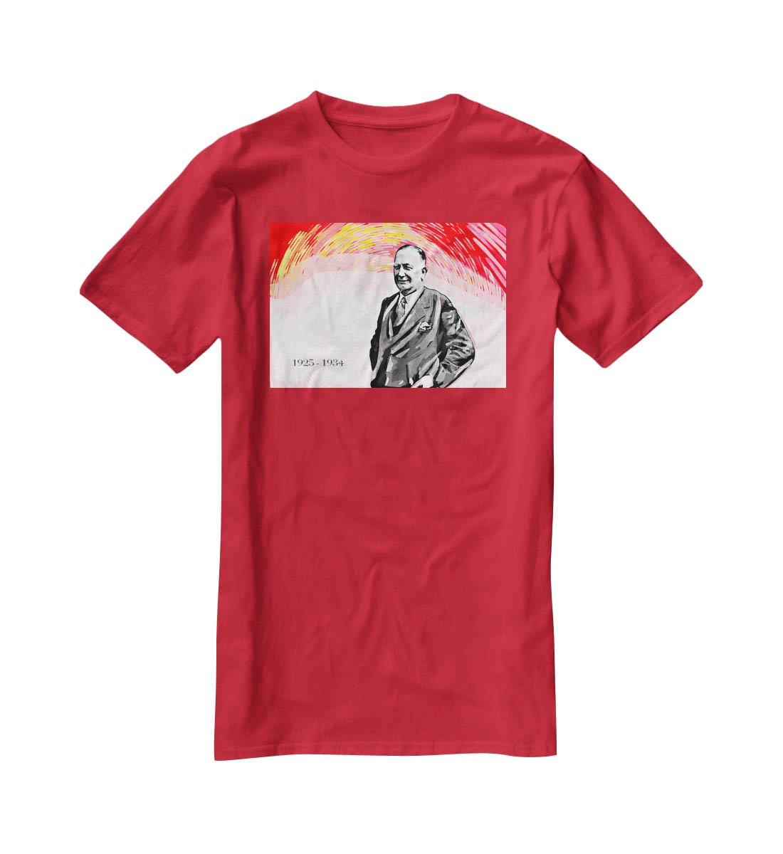 Herbert Chapman T-Shirt - Canvas Art Rocks - 4
