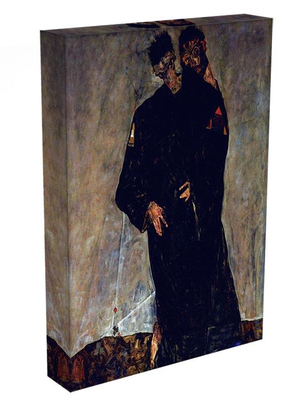 Hermits by Egon Schiele Canvas Print or Poster - Canvas Art Rocks - 3